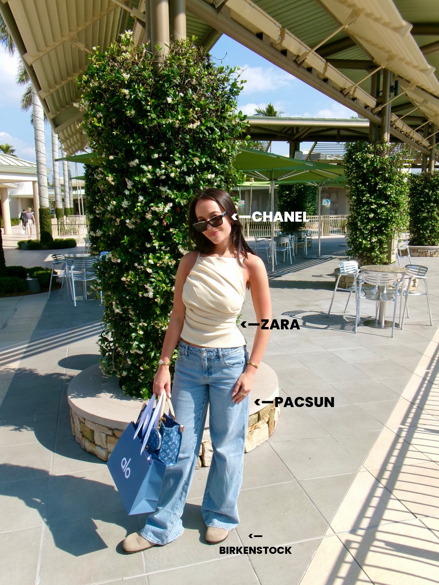 The perfect boho, classic outfit for a shopping day! Top is Zara, jeans are pacsun, & glasses are Chanel. (JEANS ARE ON SALE)

#LTKSaleAlert #LTKStyleTip #LTKFindsUnder50