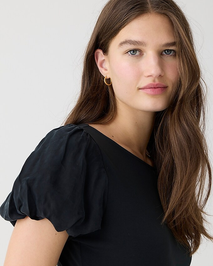 2.0(1 REVIEWS)Matte jersey T-shirt with cupro sleeves | J. Crew US