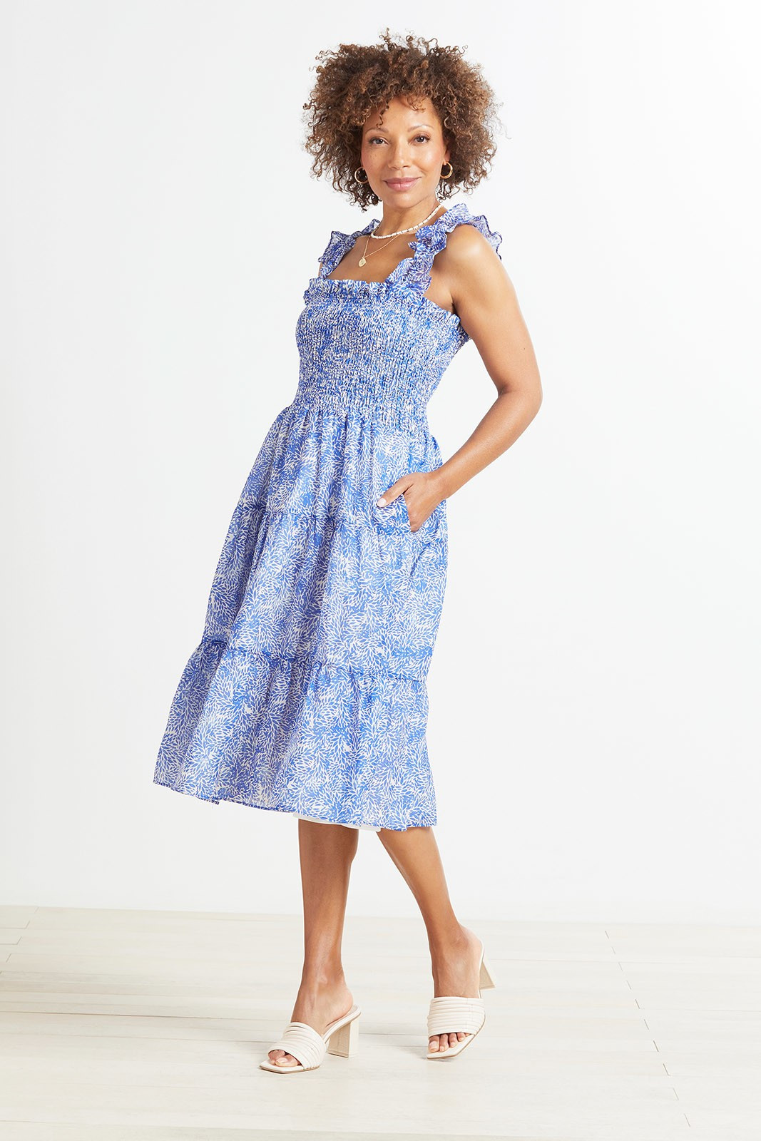 AMANDA UPRICHARD Adelene Midi Dress | EVEREVE | Evereve