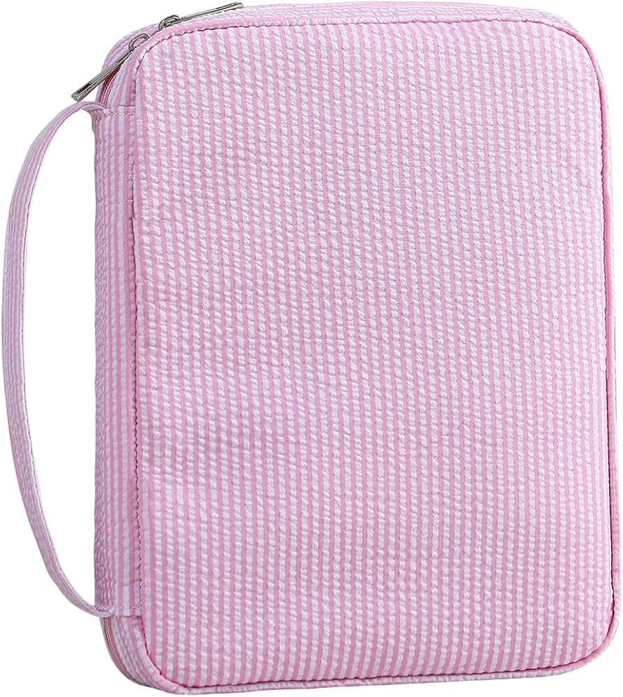 Bible Covers for women, Bible Case, Bible Bag with Top Handle, Stripe Bible Bag Proteceive Book C... | Amazon (US)