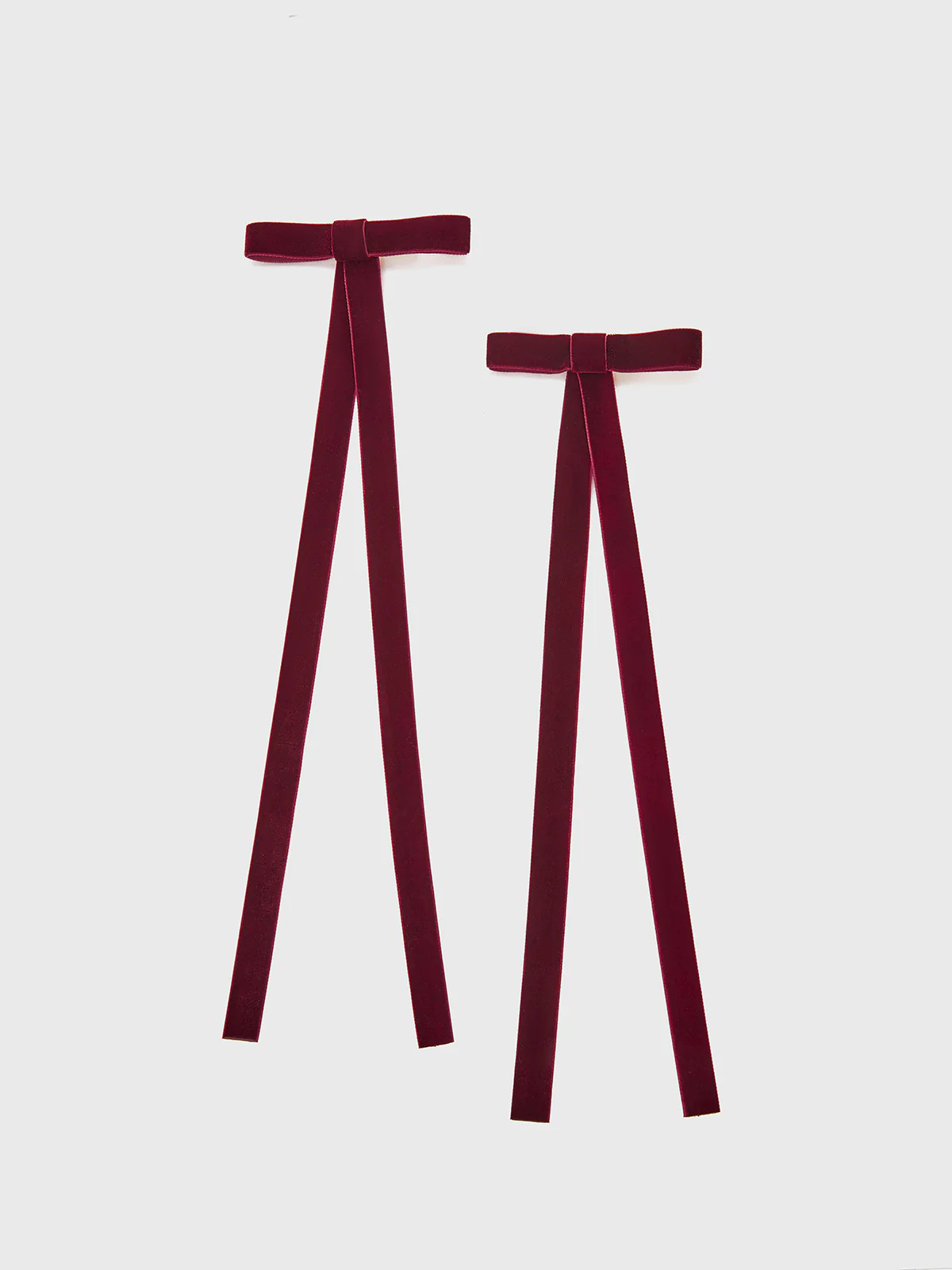 2pcs Velvet Bow Hair Clip | Commense