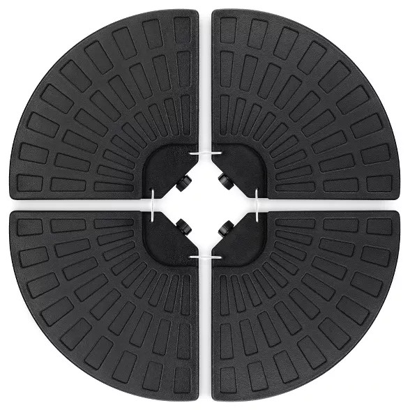 Best Choice Products 4-Piece Cantilever Offset Patio Umbrella Base Stand, Fills Up to 160lbs w/ C... | Target