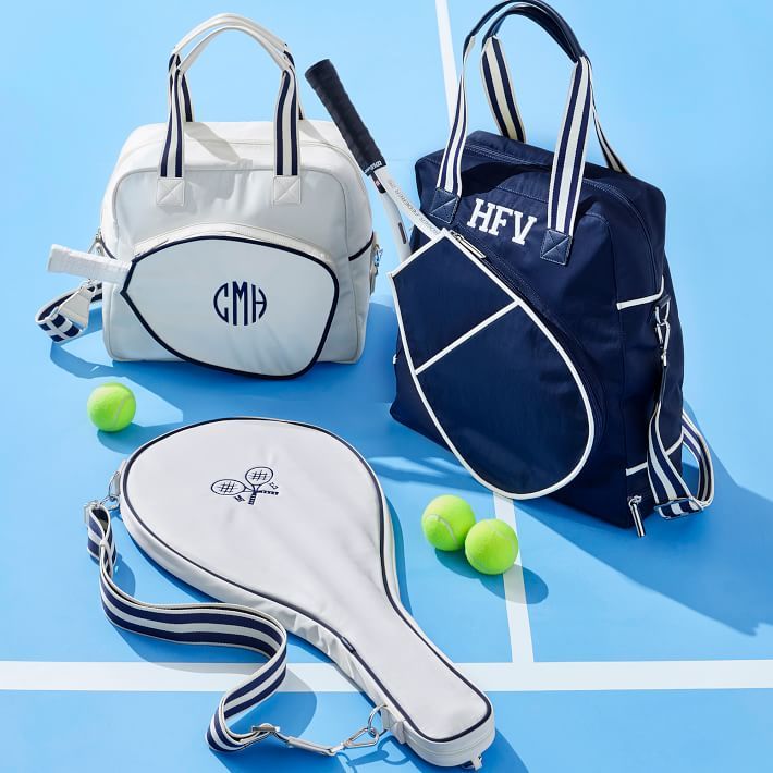 Sporty Stripe Pickleball Bag | Mark and Graham