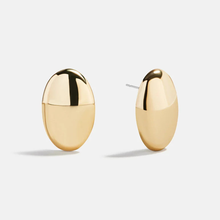Diane Gold Stud Earrings - Gold | BaubleBar