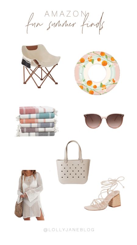 Amazon fun summer finds! 💕

Amazon is having a giant Memorial Day sale! Most of these items are marked down just in time for Summer! This Simple modern bag is waterproof and perfect for summer time, it can hold all the essentials such as these cute summer sunnies, and these fun boho beach towels! These summer sandals are also a fun pair to snag for the season. I also love this adorable design on this pool float. This cute foldable chair is also perfect for those loungey days at the beach. 🫶🏻☀️

#LTKSwim #LTKShoeCrush #LTKSeasonal