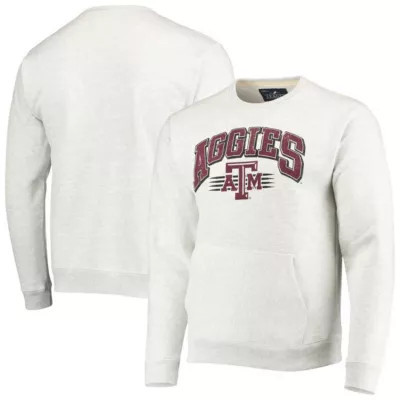 League Collegiate Wear Men's NCAA ed Texas A&M Aggies Upperclassman Pocket Pullover Sweatshirt | Belk