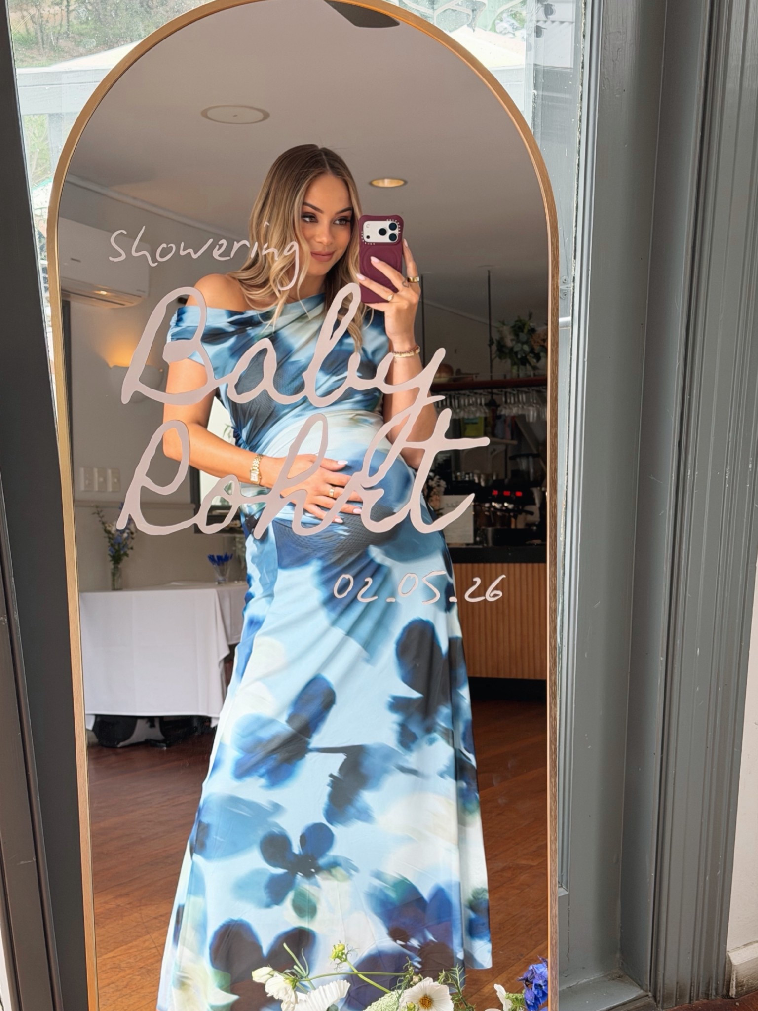 Showering Baby Rohrt 🩵🌼

#LTKmaternity
