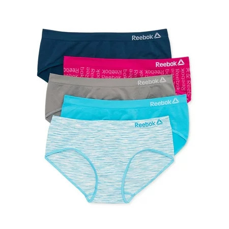 Reebok Girls Seamless Hipster Panties, 5-Pack | Walmart (US)
