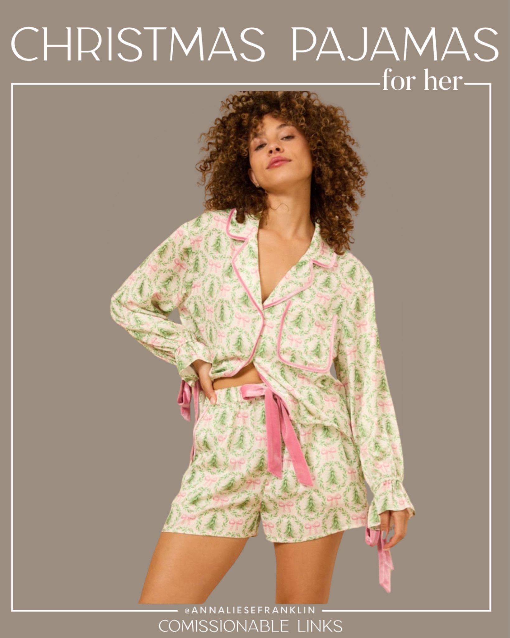 Christmas pajamas for her 

#LTKSeasonal #LTKHoliday