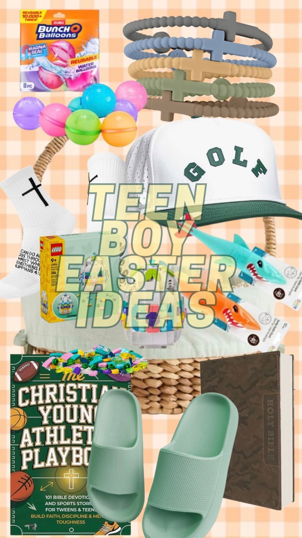 Teen Easter basket Ideas🐣

#easter #basket #gift #pool #golf #toys #devotional #boys 

#LTKKids #LTKmomlife #LTKSeasonal