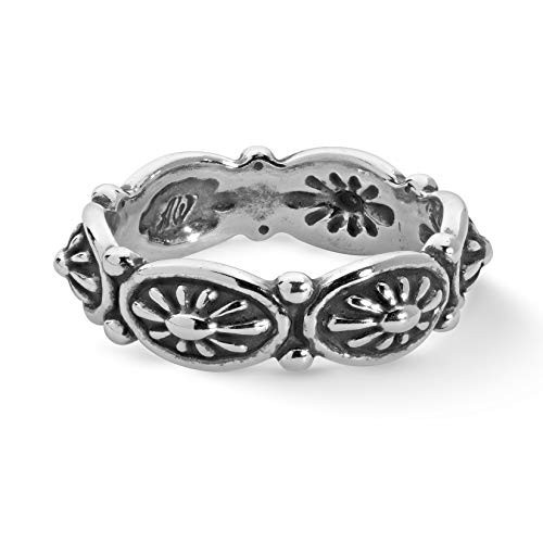 American West Sterling Silver Women's Ring Concha Design Size 10 | Amazon (US)
