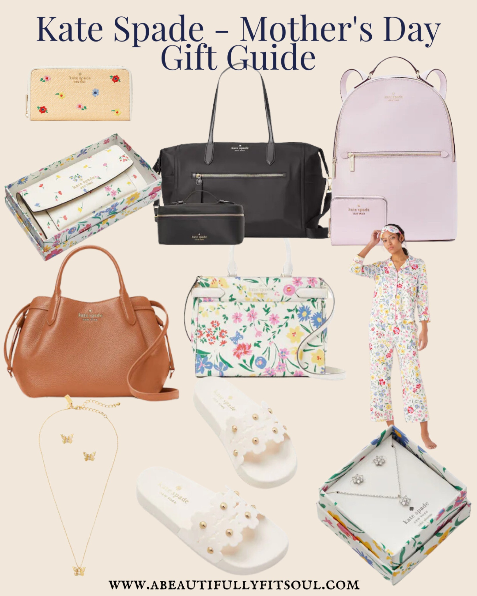 Kate Spade Surprise Mother’s Day Gift Guide. Staci Garden Bouquet Large Continental Wallet, Staci Garden Bouquet  Boxed Large Wallet Card Case, Chelsea Weekender Bundle, Peri and Staci Large Backpack Bundle, Dumpling Small Satchel, Staci Garden Bouquet Medium Satchel, 3 Piece Pajama Boxes Set, Social Butterfly Pendant Bundle, Daisy Pool Slide, Miosotis Boxes Set. 

#LTKGiftGuide