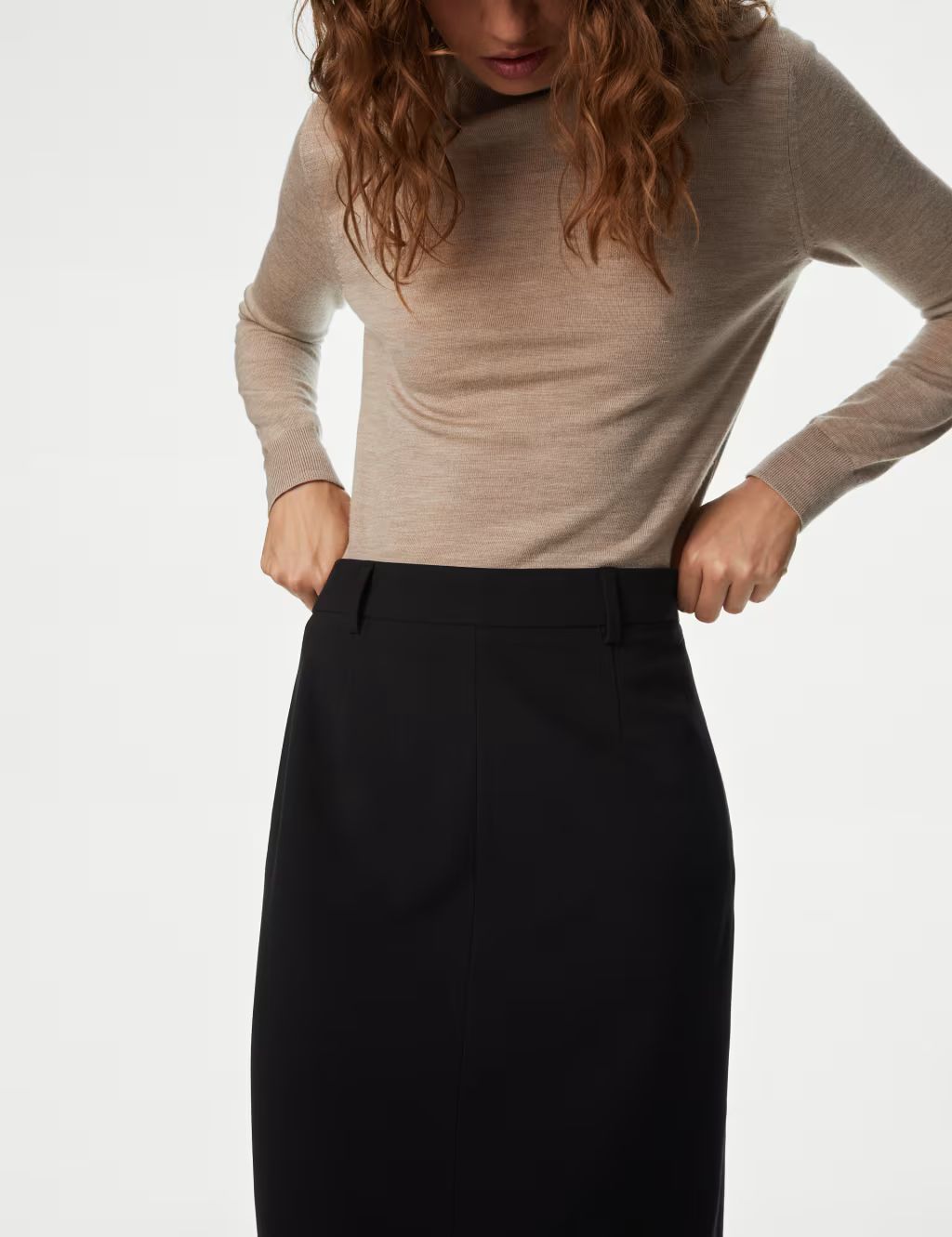 Split Back Maxi Column Skirt | Marks & Spencer (UK)