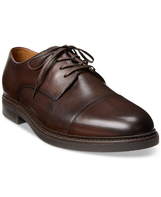 Men's Asher Leather Cap-Toe Dress Shoe | Macy's