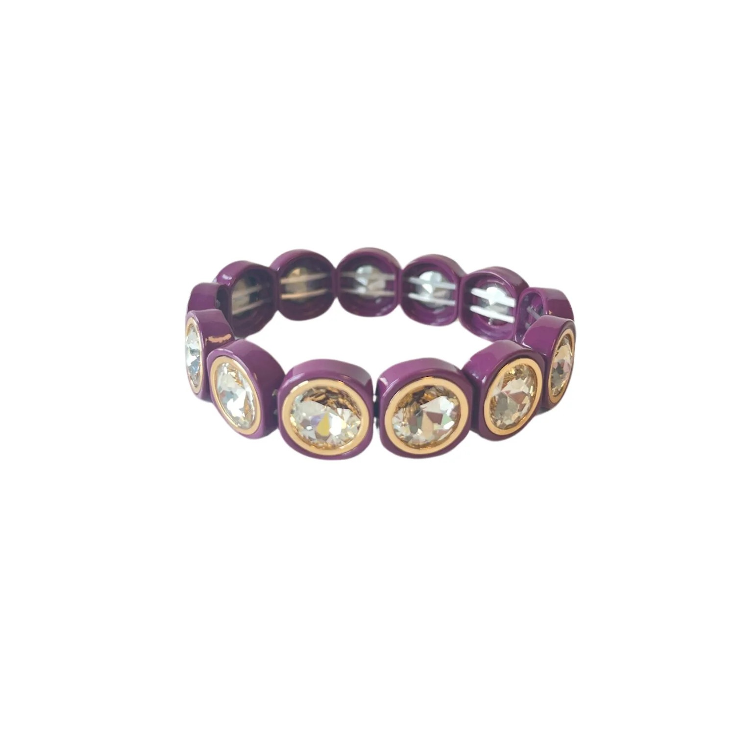 City Girl Round Bracelet - Plum | Smith and Co. Jewel Design