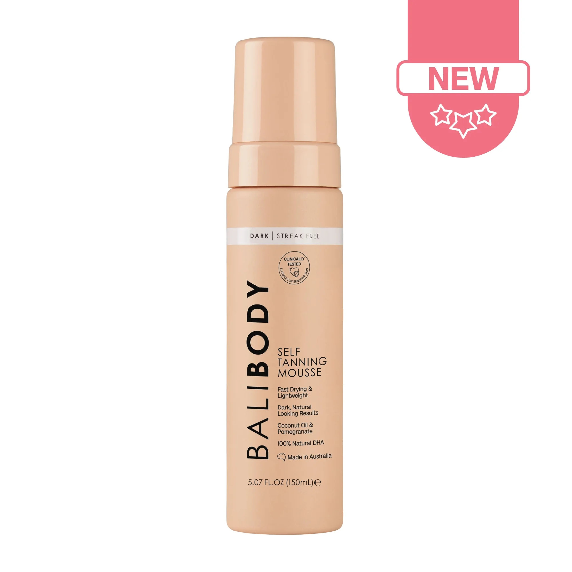 Bali Body Sunless Self Tanner Mousse Dark, 5.07 fl.oz - Walmart.com | Walmart (US)