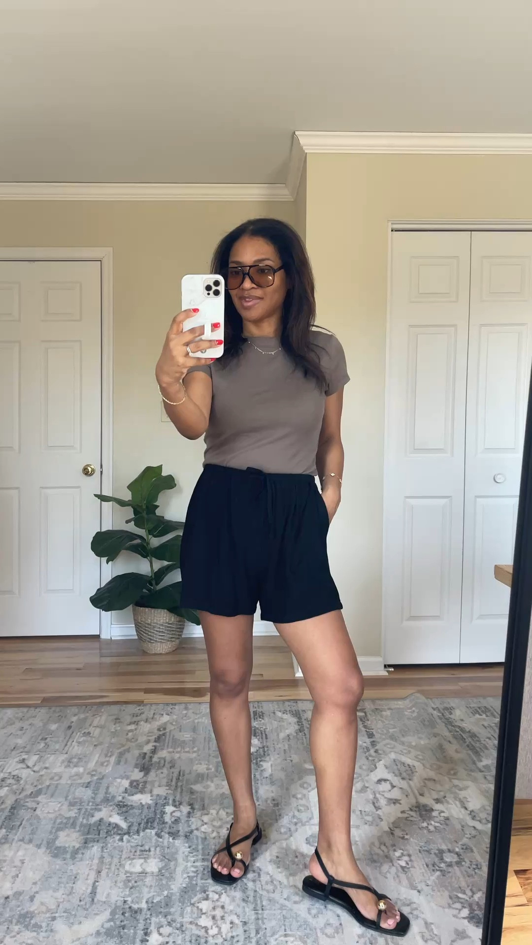 I ordered these in a small in the two pack. Shirt is also a small. Shoes are TTS and took a couple of days to break in just fyi 

 #ltkover40 #ltkgrwm #ltkootd