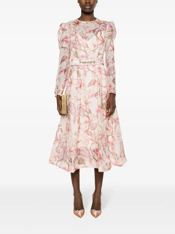 ConsciousZIMMERMANNMatchmaker floral-print midi dress $1,450Import duties included | Farfetch Global