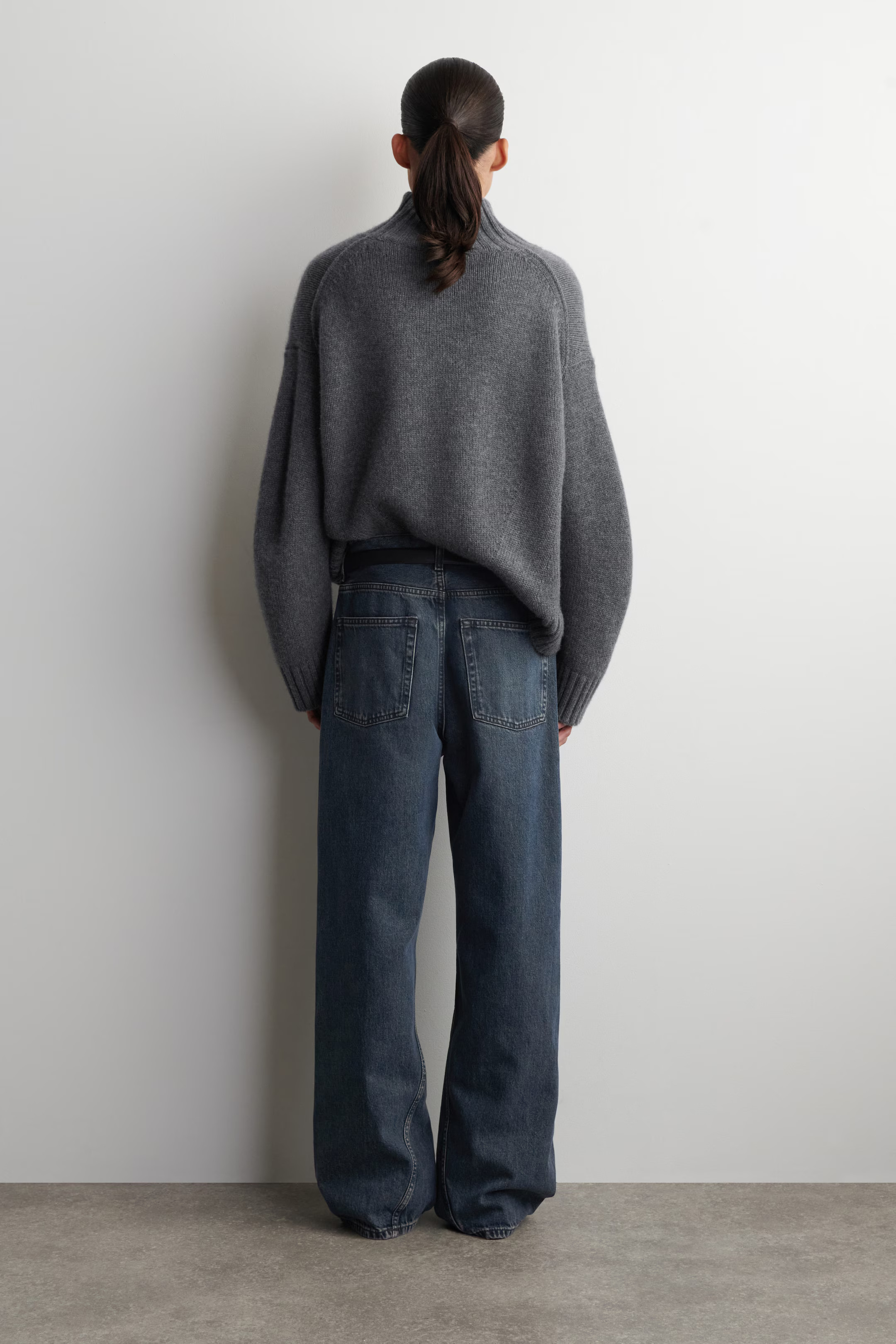 FACADE STRAIGHT-LEG JEANS - DUSTY BLUE | COS GB | COS UK