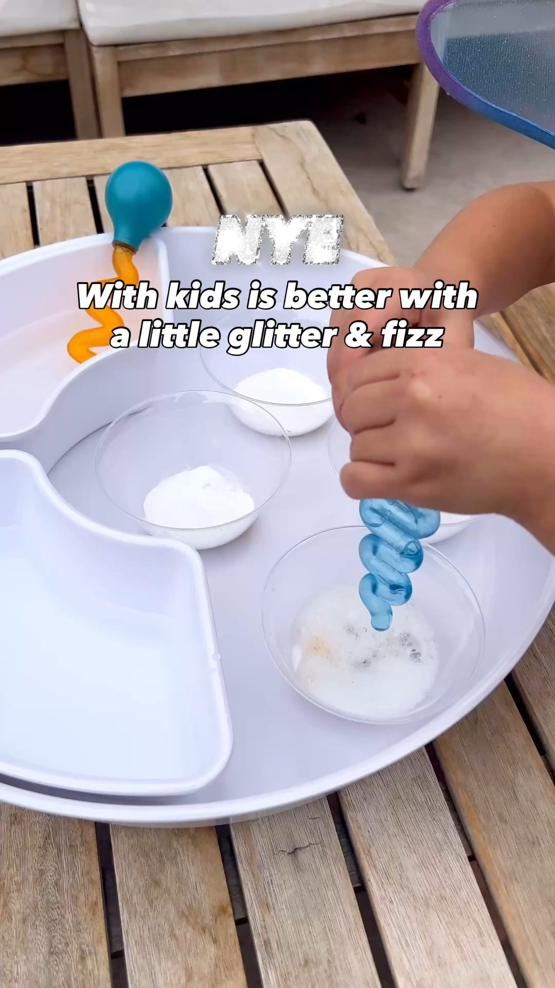 Fizzy play is my go to way to celebrate the New Year with kids. It’s so simple just vinegar and baking soda (and a little extra glitter if you are feeling fancy) and the fizzy reaction is just so exciting and satisfying to watch.

#LTKHoliday #LTKSeasonal #LTKKids