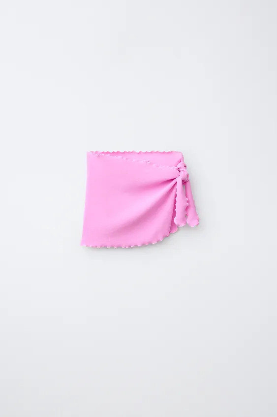 RIBBED PAREO | Zara UK