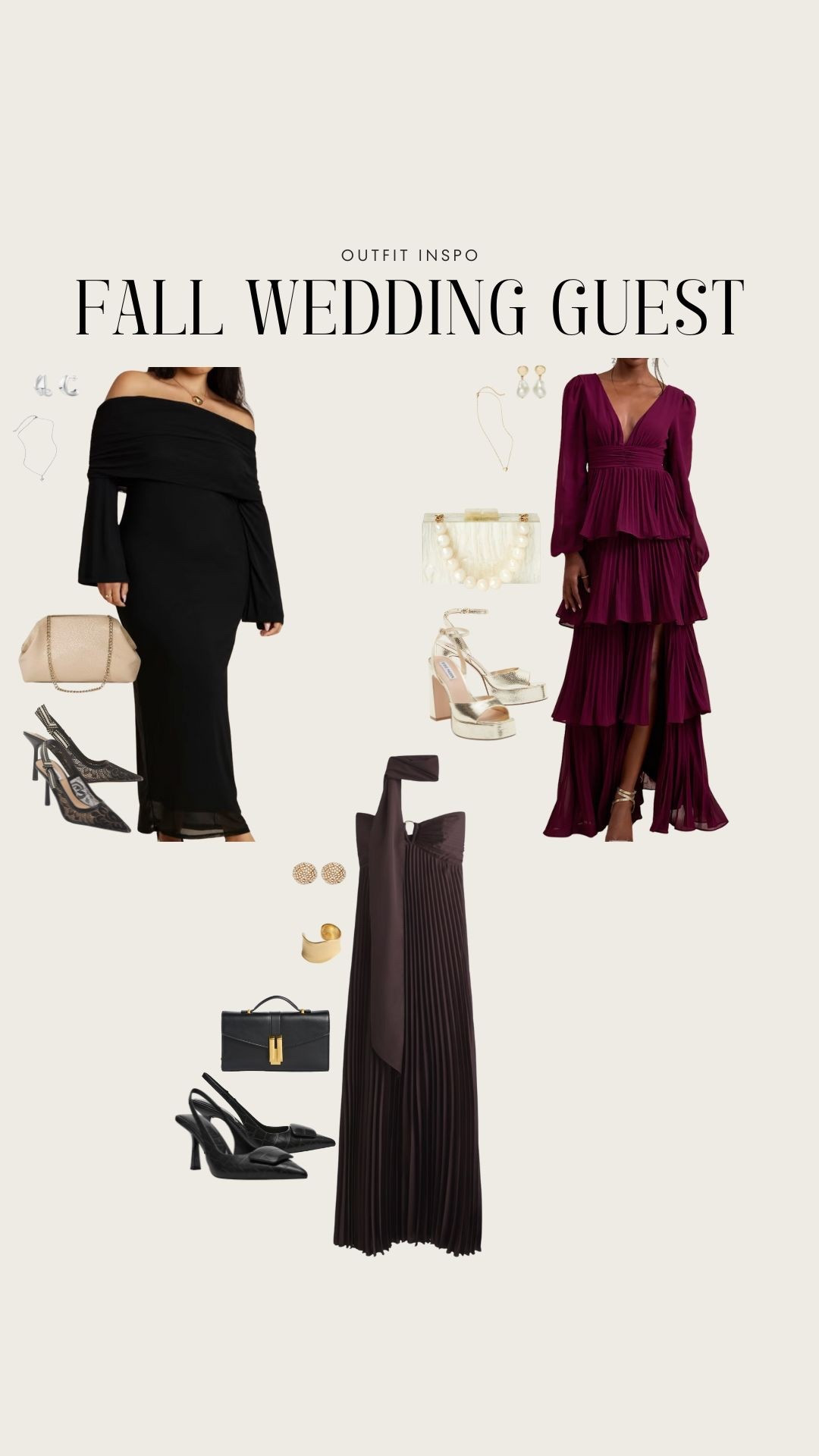 fall wedding guest outfit inspo 🤎

#LTKWedding #LTKSeasonal #LTKStyleTip