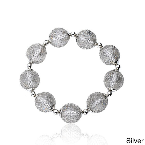 Riccova Mesh Over Lucite Ball Bracelet | Bed Bath & Beyond