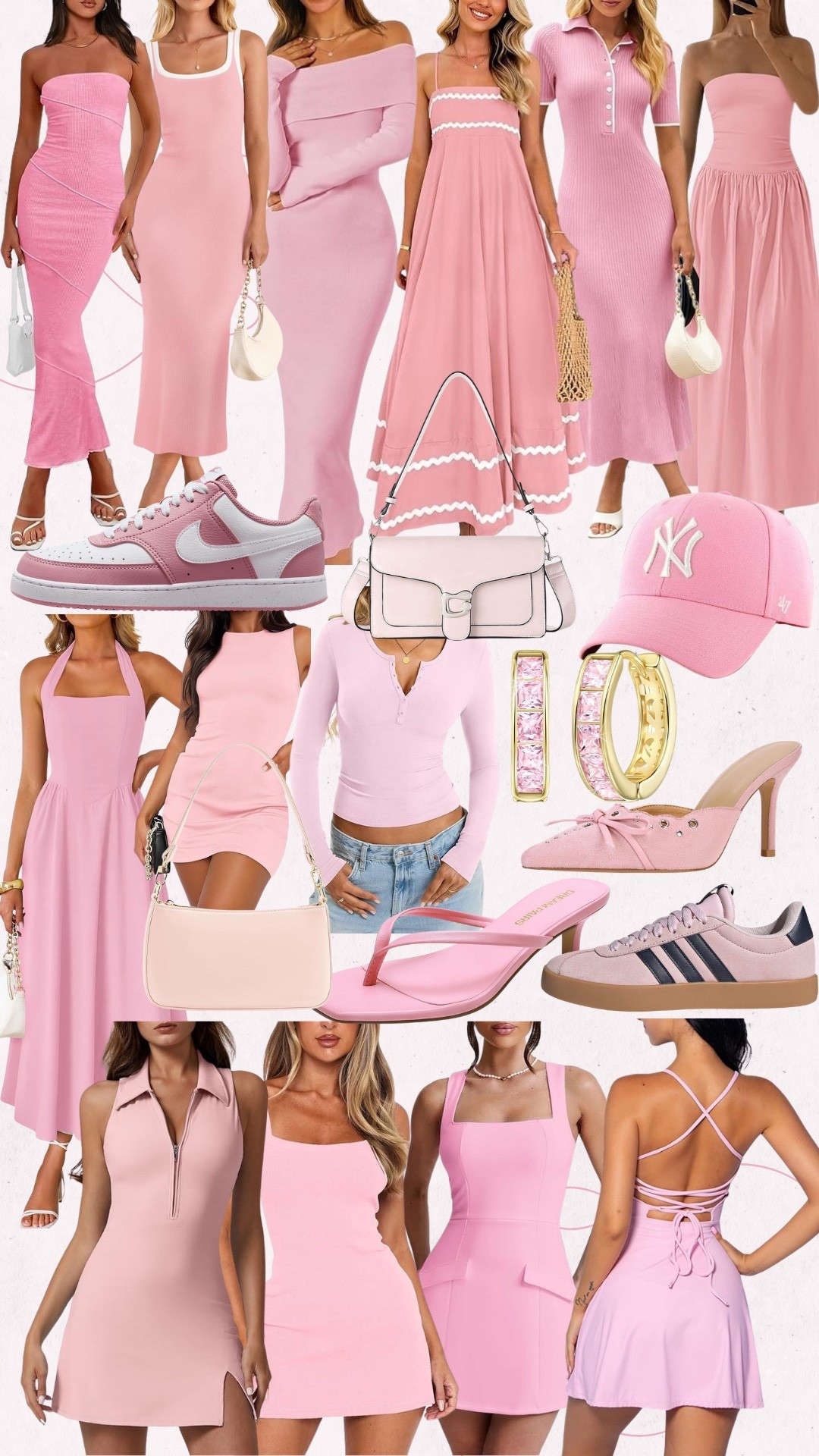 One of my favorite colorways right now 💕

#pink #dress #shoes #sneakers 

#LTKfitnessgoals #LTKU #LTKActive