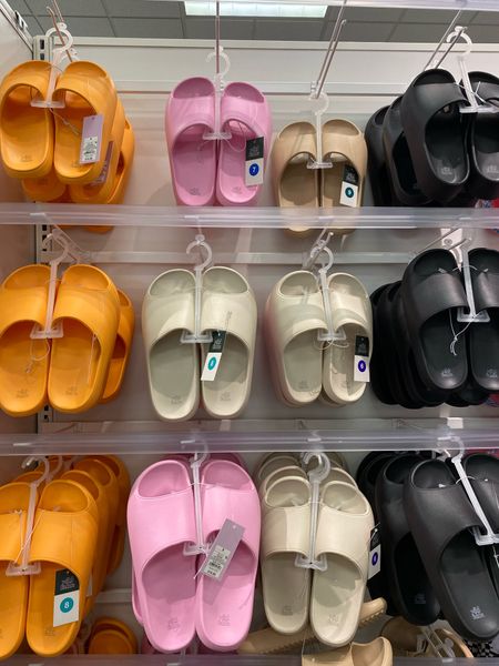 Yeezy inspired sandals are back at Target. Super cheap and super on trend—these babies sell out fast, snag the color you want while you can! *not pictured: platform style sandals, linked here

#LTKstyletip #LTKshoecrush #LTKunder50