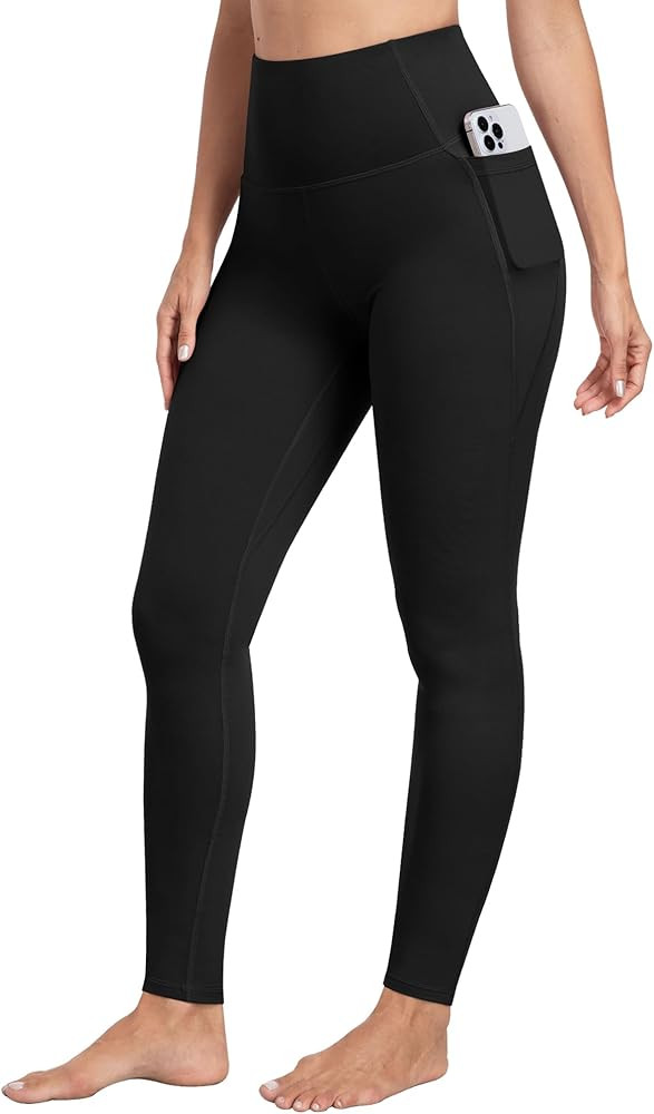 CHRLEISURE Leggings with Pockets for Women - Tummy Control High Waisted Soft Workout Yoga Pants | Amazon (US)