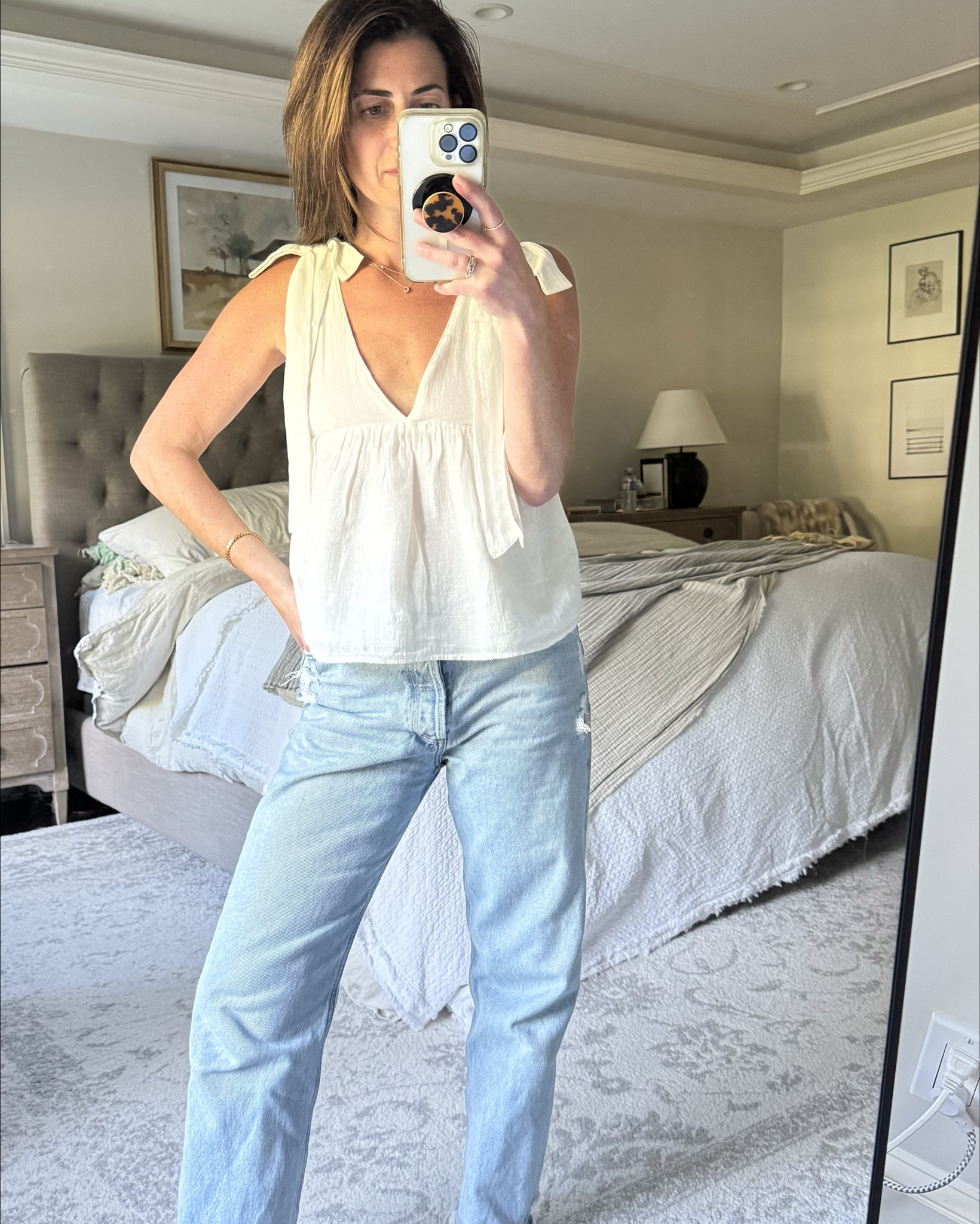 Fall 90s mom Jean baseball cap white babydoll top 

#LTKPetite #LTKStyleTip #LTKSeasonal