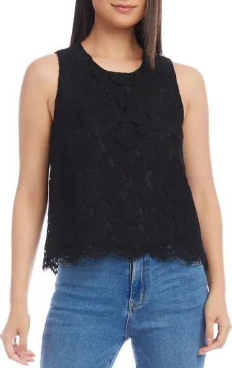 Karen Kane Sleeveless Lace Top | Nordstrom | Nordstrom