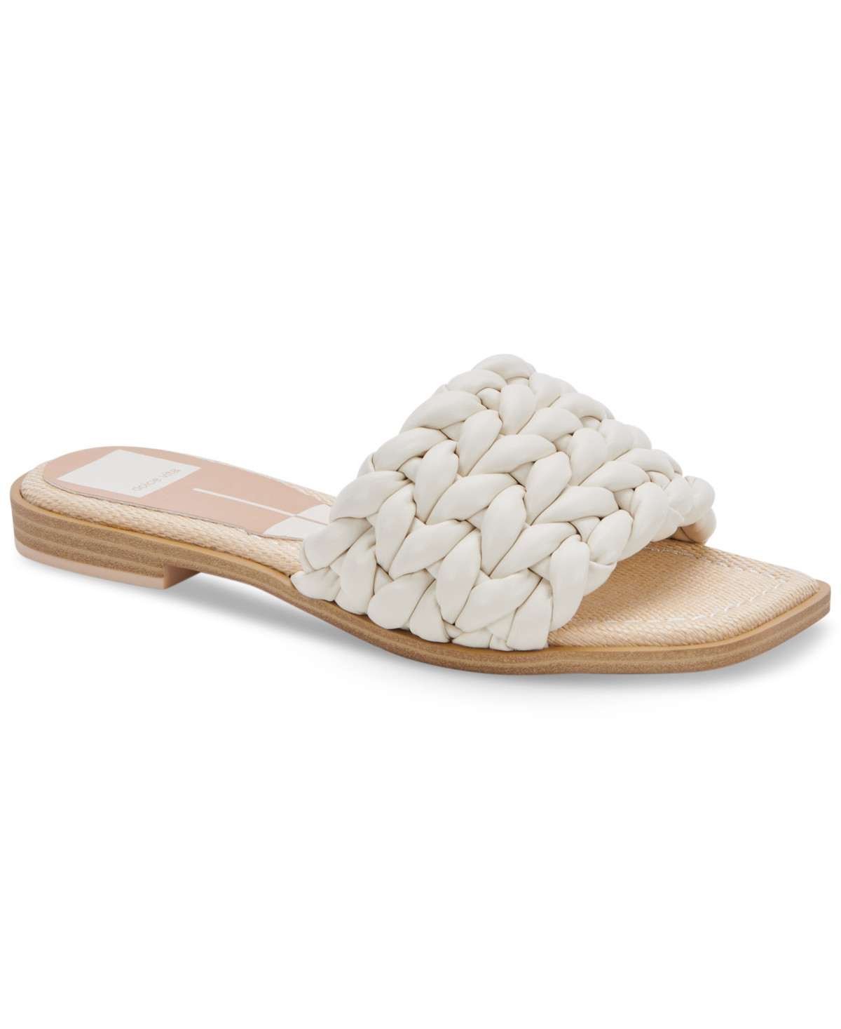 Dolce Vita Women's Iddie Plush Woven Slide Sandals Women's Shoes | Macys (US)