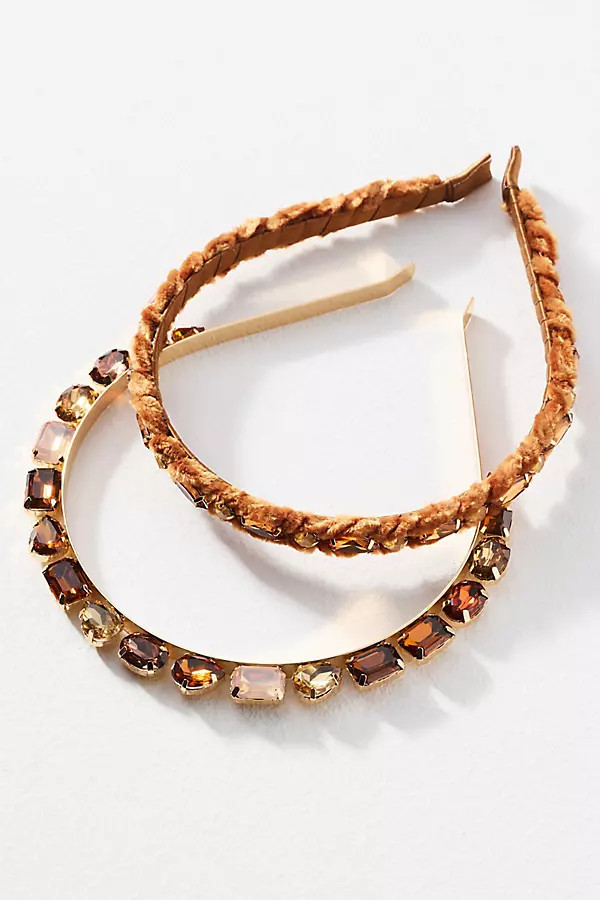 Gemstone Headbands, Set of 2 | Anthropologie (US)