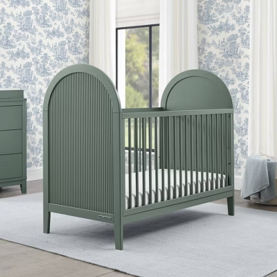Delta Children Eloise 4-in-1 Convertible Crib - Greenguard Gold Certified - Grassy Glen | Target