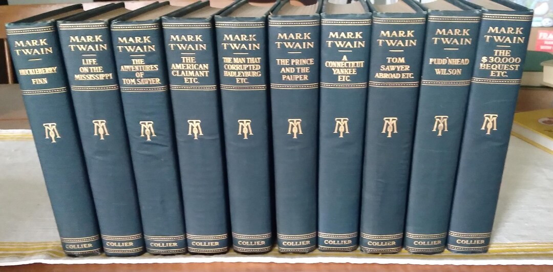 Mark Twain 10 Book Set P.F. Collier 1899-1922 - Etsy | Etsy (US)