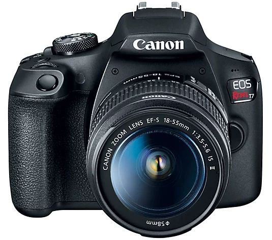 Canon Rebel T7 Wi-Fi DSLR Camera with 18-55mm Lens | QVC