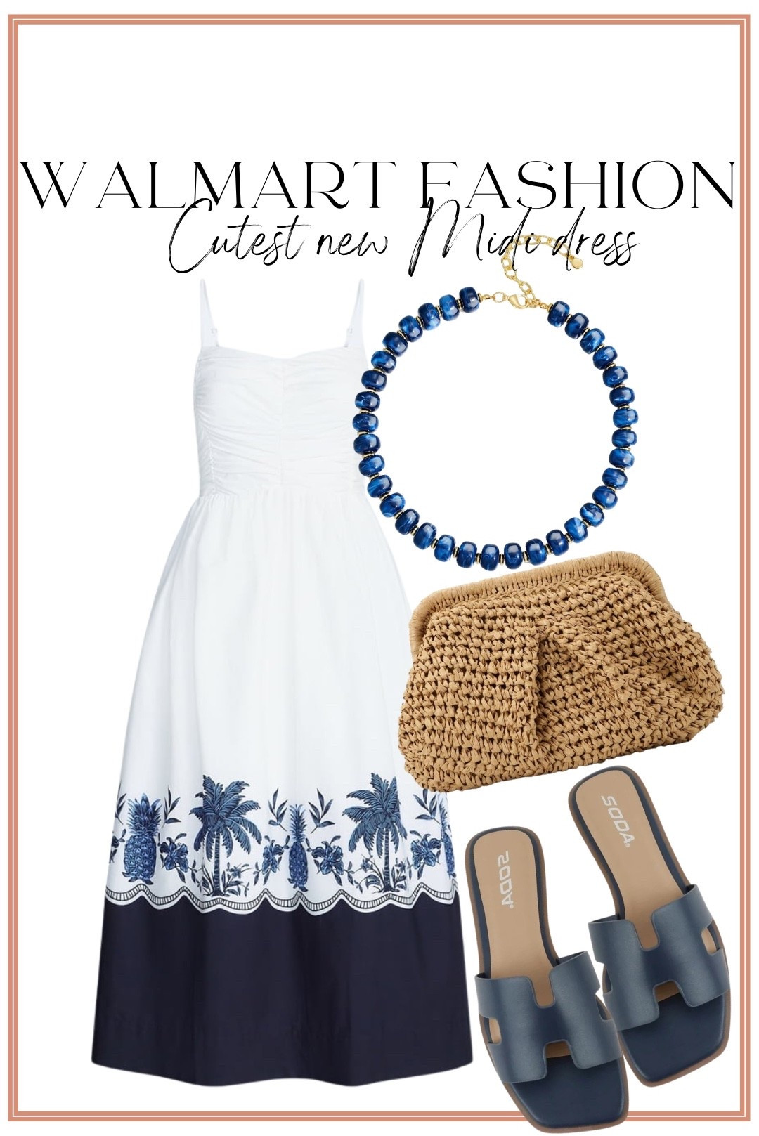 I cannot get over the details on this new Walmart midi dress 🤍💙 The blue and white print, flattering ruched bodice, and timeless silhouette make it look like something you’d find at a much higher price point. Styled with navy sandals and a woven clutch for the perfect polished summer look.

✨ Elegant blue and white print
✨ Flattering midi length
✨ Resort-inspired style
✨ Perfect for vacations, dinners, showers, and summer events
✨ Affordable Walmart fashion find

This is one of those dresses you’ll reach for again and again all season long. 💙

#WalmartFashion #WalmartDress #MidiDress #BlueAndWhiteStyle #SummerDress #VacationStyle #AffordableFashion #WalmartFinds #ResortWear #SummerOutfit #ClassicStyle #FashionFinds #OOTD #AffordableStyle #SummerWardrobe

#LTKootd #LTKPetite