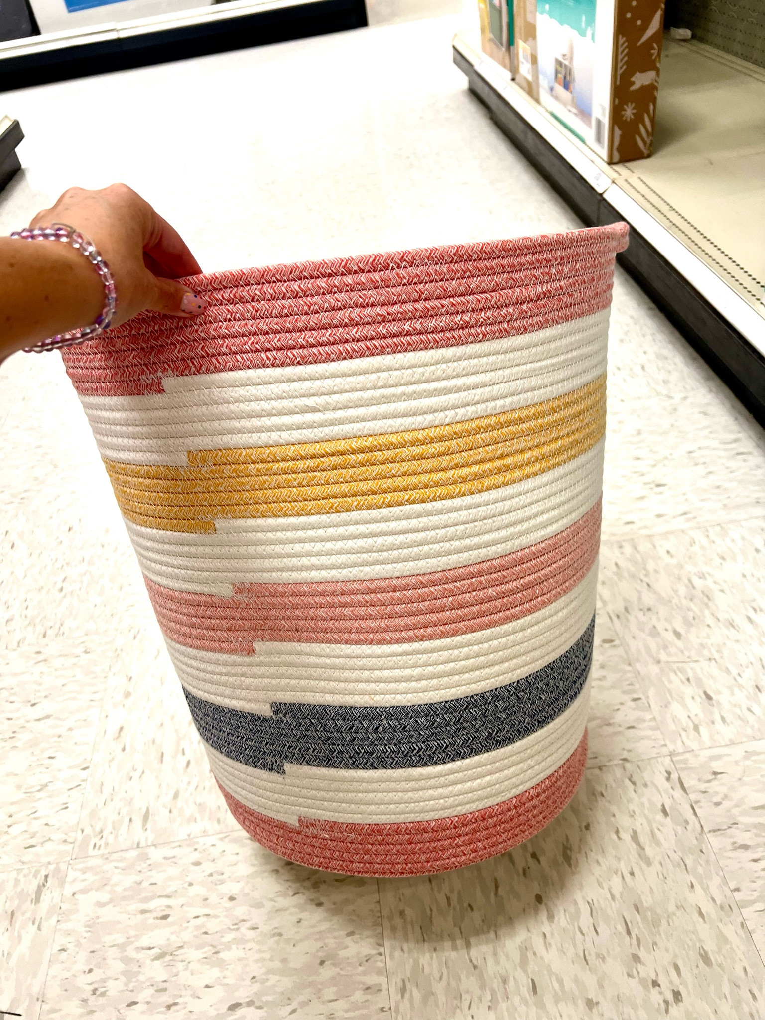 Striped basket 🧺 



#LTKSeasonal #LTKHome