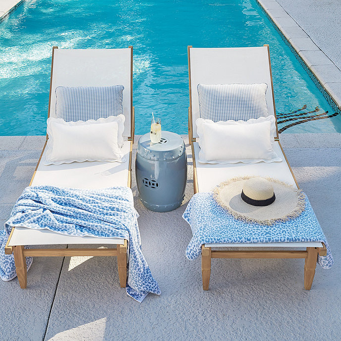 Scalloped Outdoor Pillow | Ballard Designs, Inc.