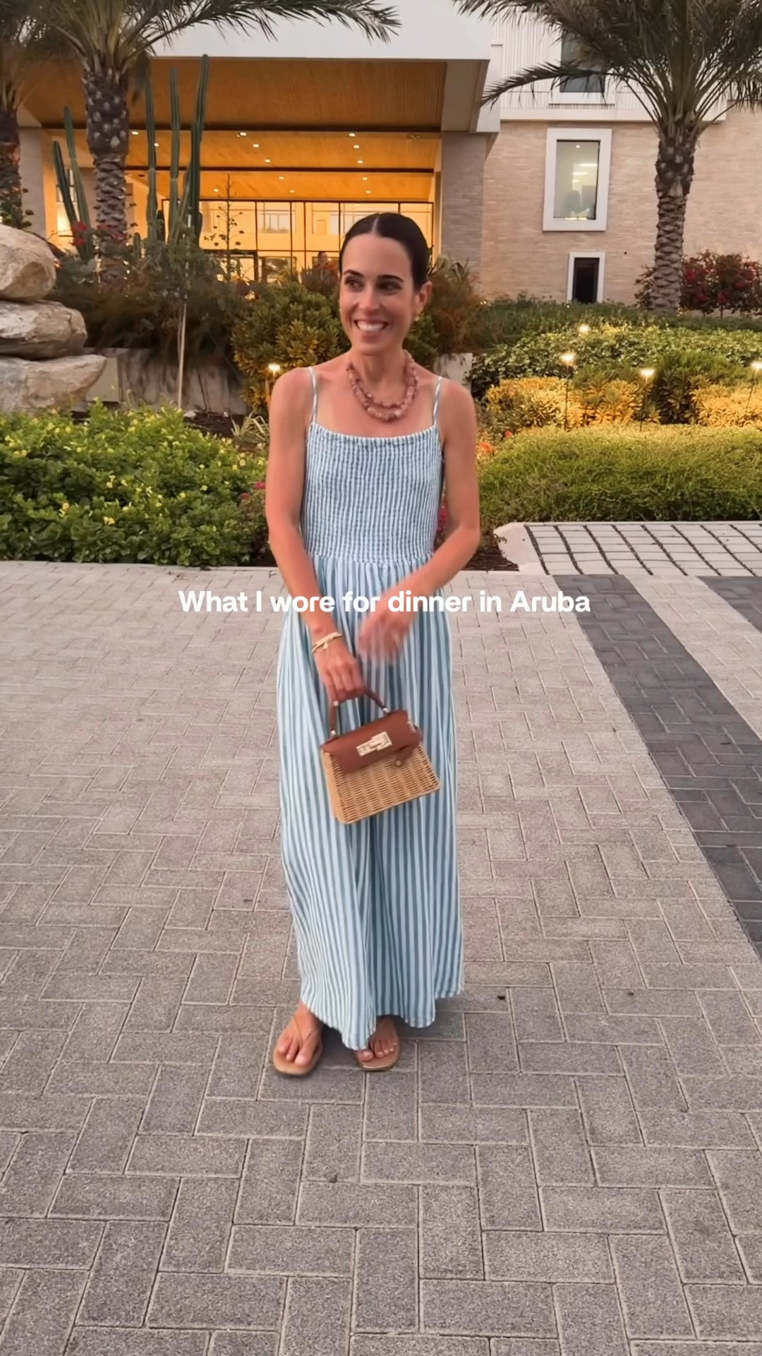 The perfect vacation dress 🙌🏻 It’s lightweight and roomy enough for a delicious dinner 😋 

#LTKOver40 #LTKTravel #LTKSeasonal