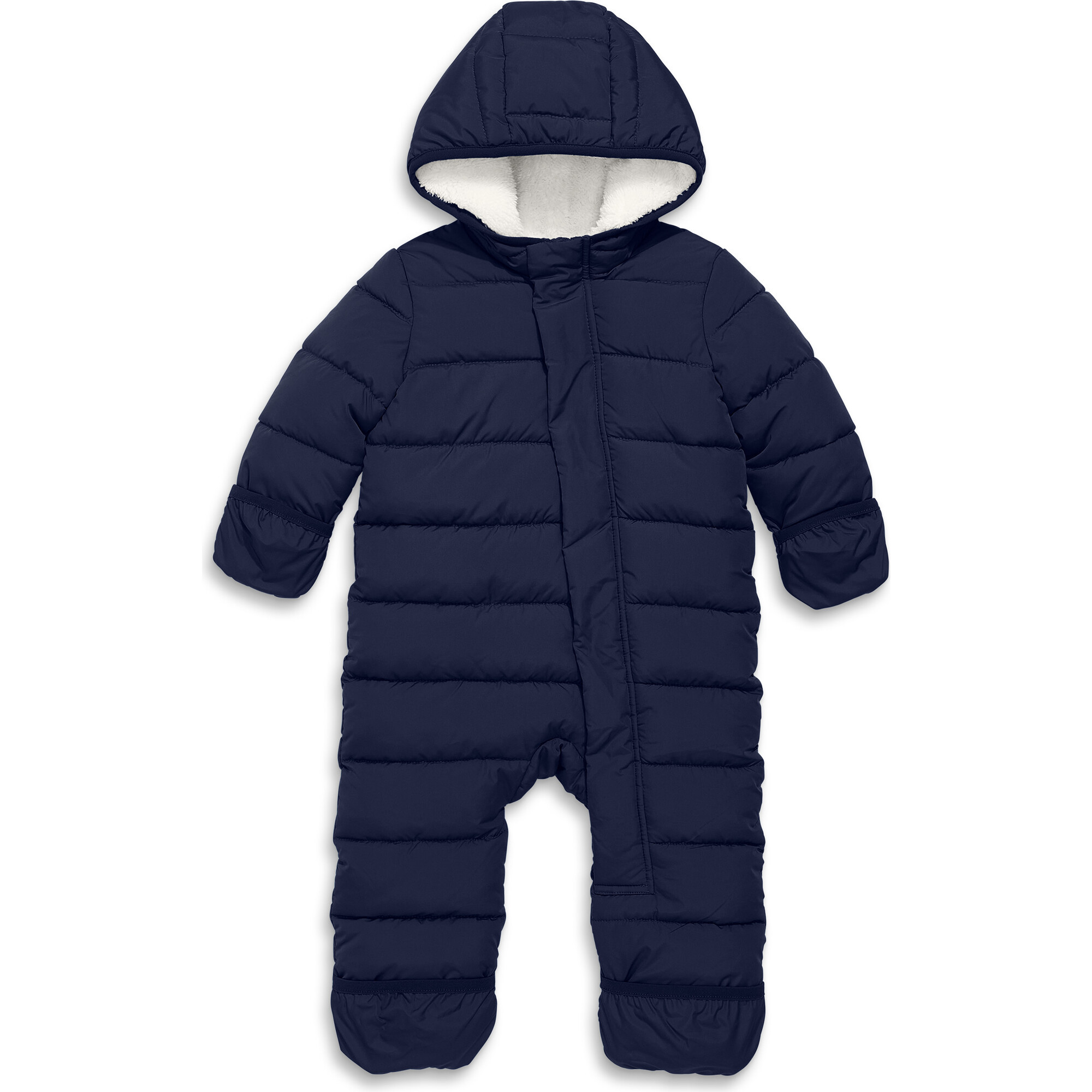 Baby Parka Puffer Suit, Navy | Maisonette