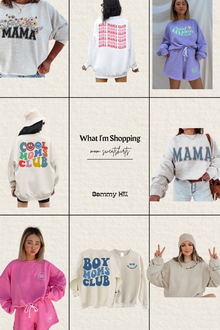 Mama sweatshirt, Mother’s Day gift, gifts for mom, cool moms club sweatshirt. 

#LTKGiftGuide #LTKunder100 #LTKunder50