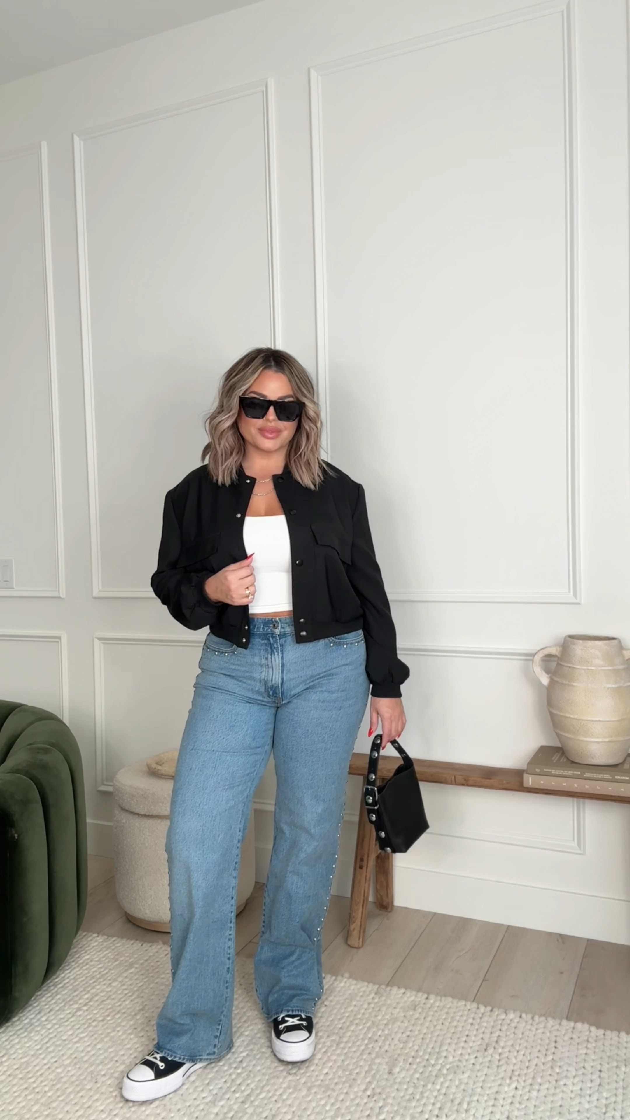 #abercrombiepartner @Abercrombie denim sale is going on right now. I wanted to share some styles I'm loving right now. I have a stackable code for you to save extra 15% off. (DENIMAF) Code works
8/6-8/11
All jeans besides black size 12/31 Long If buying the black I recommend sizing up.
I did a 32 L for a more oversized baggy fit.
If you are gonna buy that black style in any other wash I would say order your true size. Black denim tends to run small.
Bra free tank L I love these !

Can only link jeans here. See my other ltk posts for all links to other items. 