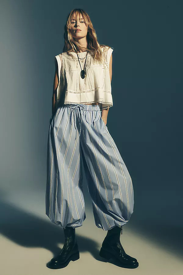 Daily Practice Easy Pull-On Bubble Pants | Anthropologie (US)