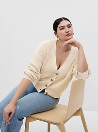 Shaker-Stitch Cardigan | Gap (US)