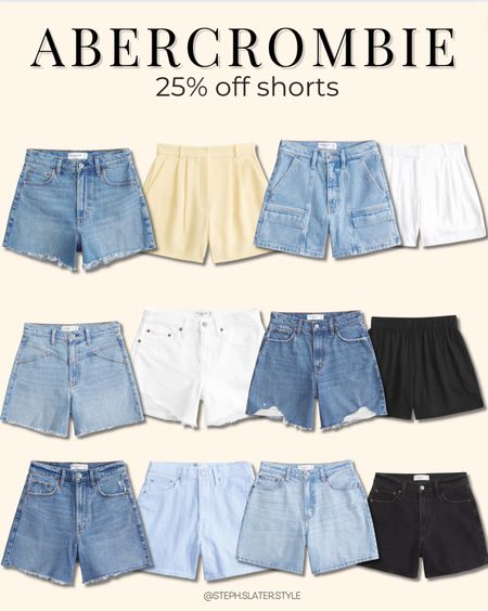 Abercrombie Short Sale
25 % off all shorts

#LTKFindsUnder100 #LTKSaleAlert #LTKSeasonal