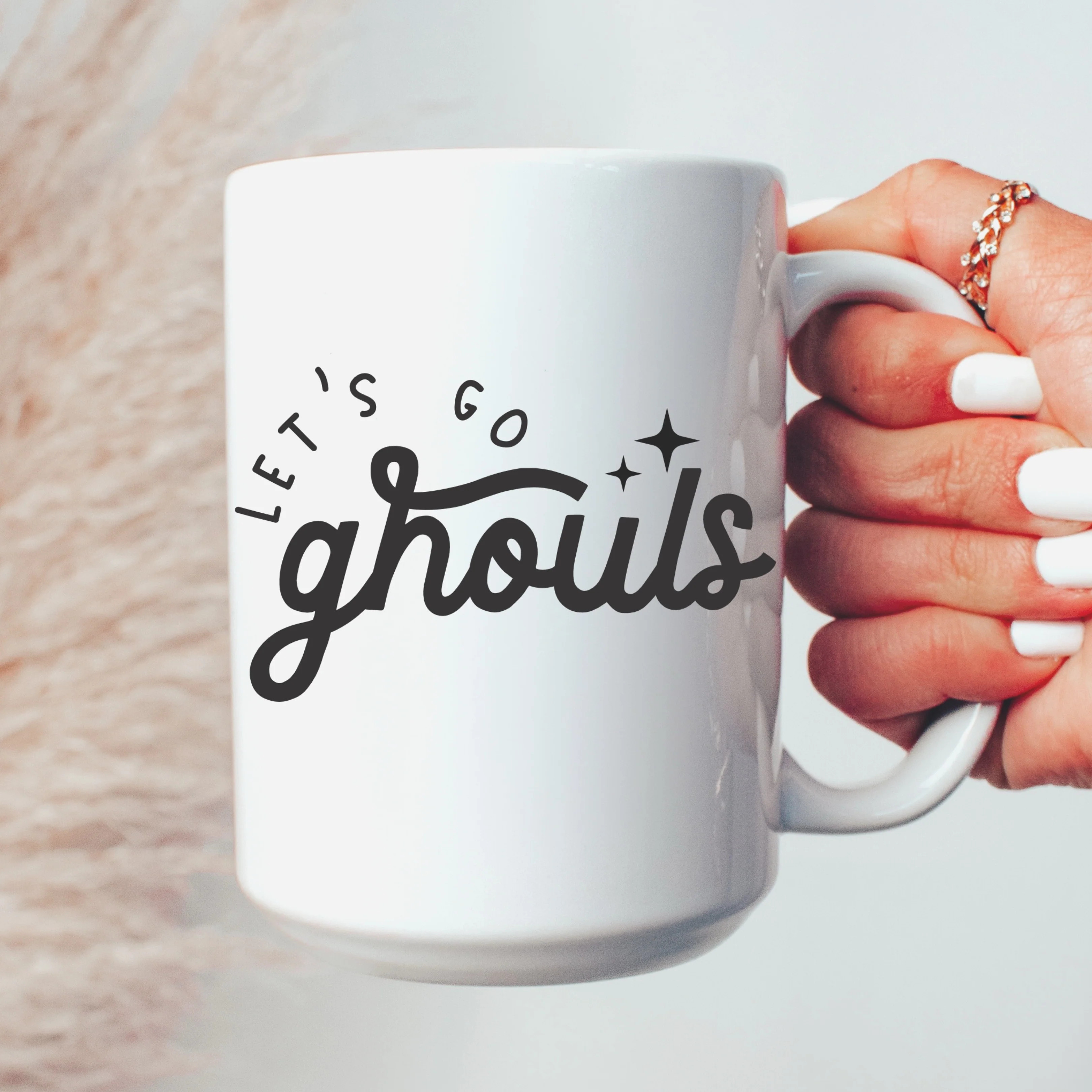Let's Go Ghouls Mug | Sweet Mint Handmade Goods