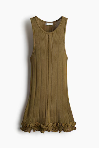 Rib-knit vest top | H&M (UK, MY, IN, SG, PH, TW, HK)