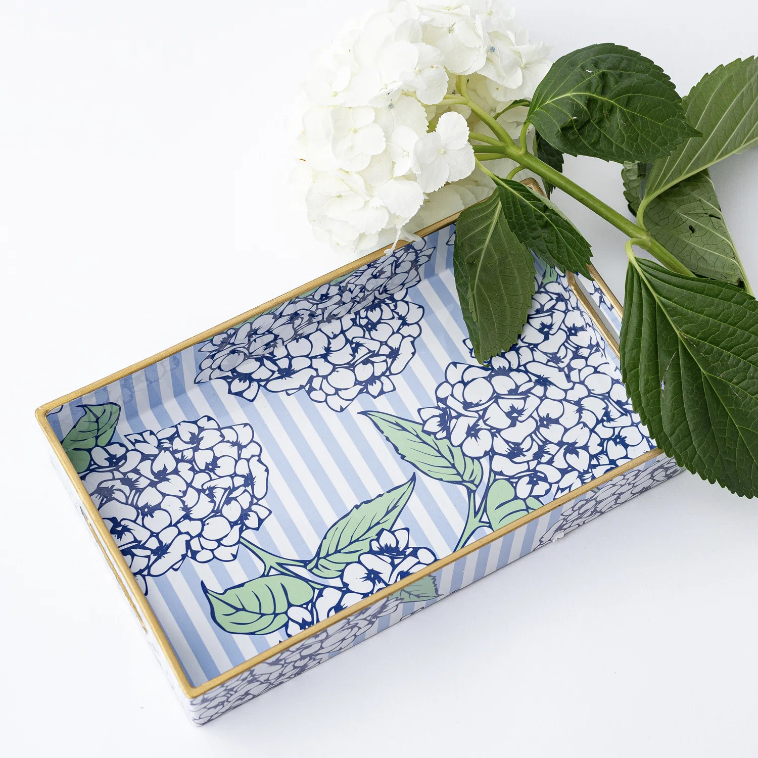Hydrangea Stem Vanity Tray | Wayfair North America